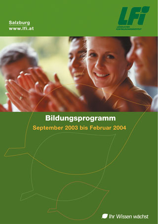 LFI Bildungskatalog Frühjahr/Sommer 2003